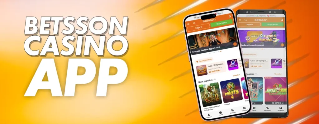 Betsson app för Android och iOS
