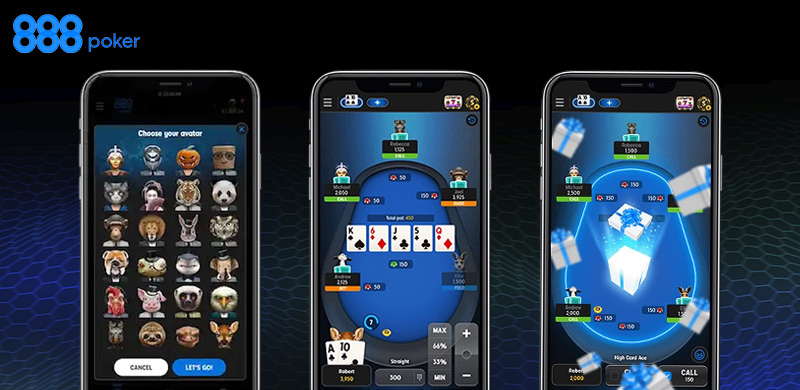 888poker i mobilen