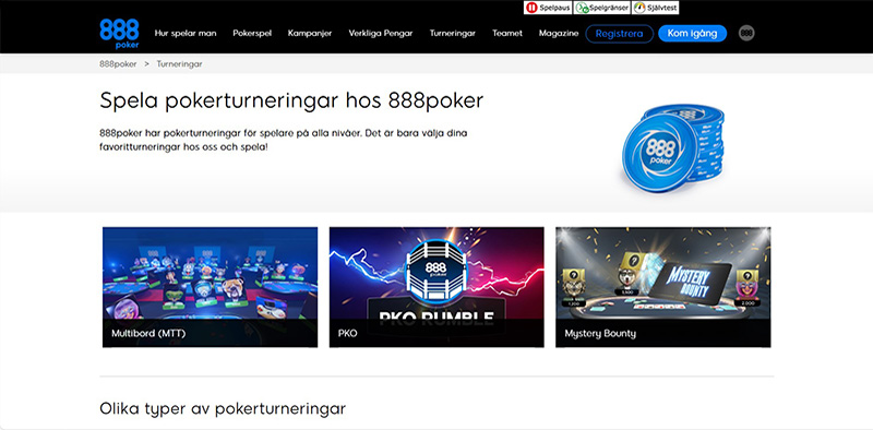 888poker turneringssida