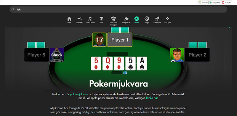Bet365 pokermjukvara