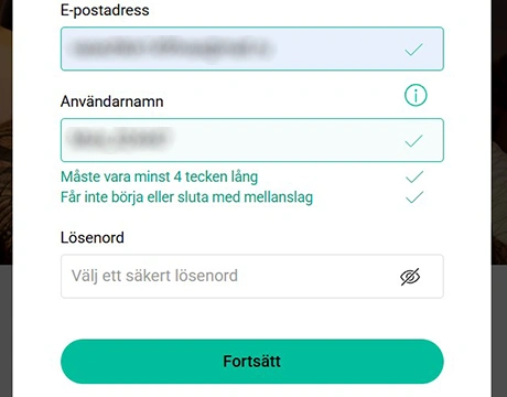 Ange uppgifter
