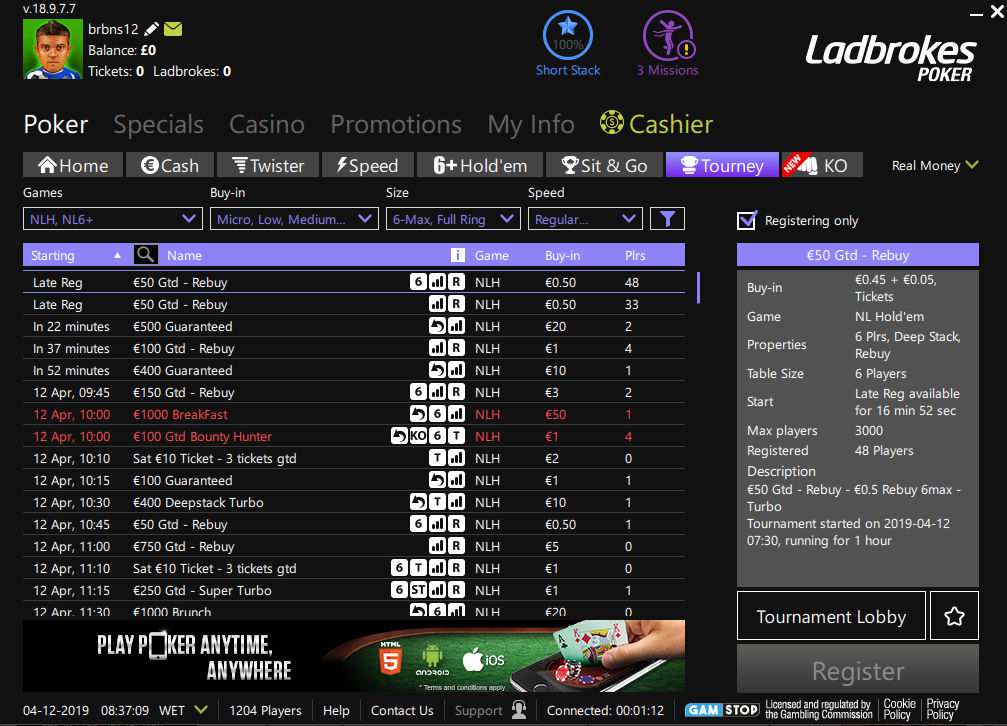 Casino Ladbrokes Video Poker Type