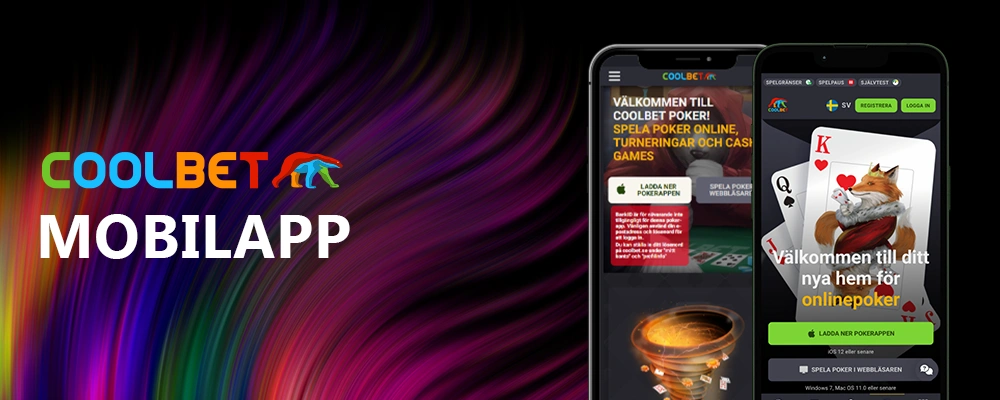 Coolbet Poker Mobilapp