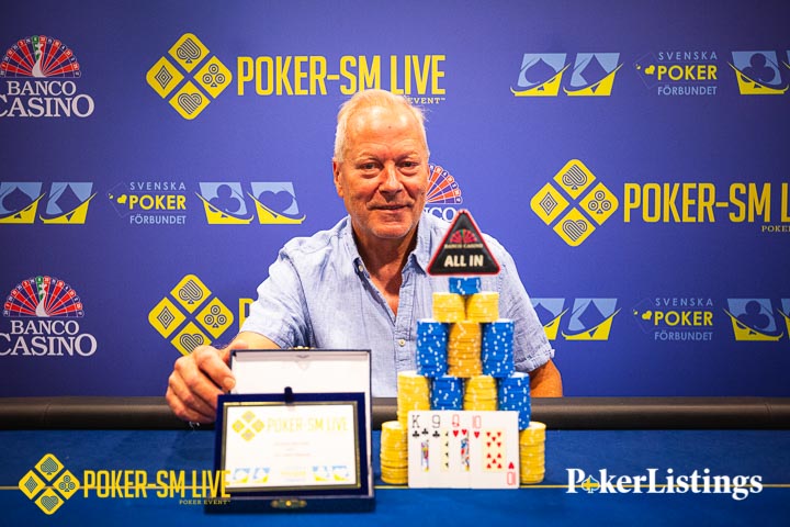 Hasse Pettersson vinner poker sm pot limit omaha 2022 i bratislava