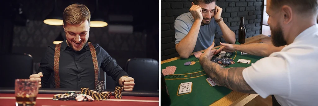 Män vinner i poker
