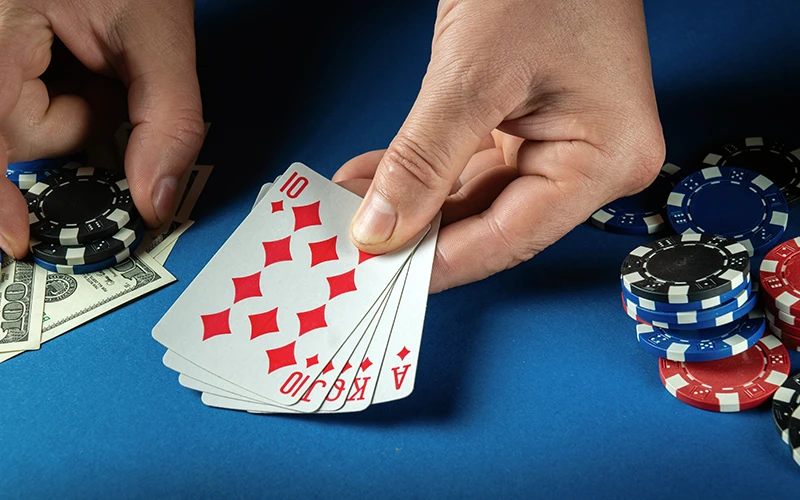 Kombination med flest poäng - Royal Straight Flush