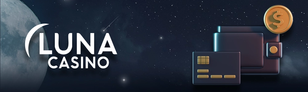 Betalningsmetoder på Luna Casino