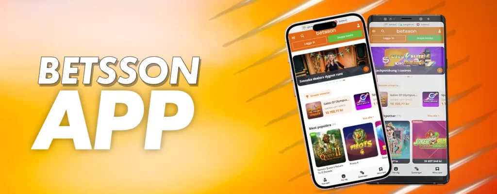 Betsson mobilapp för spelare
