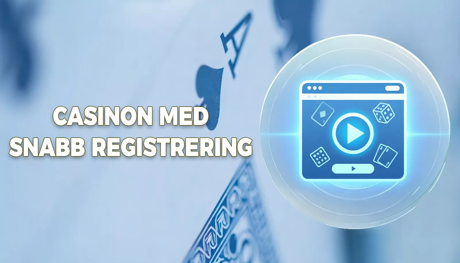 Casinon med snabb registrering