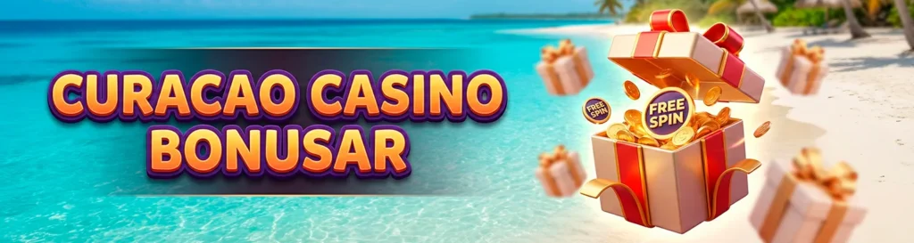 Bonusar hos casinon med Curacao-licens