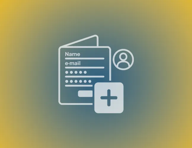 Steg 2: Skapa ett konto