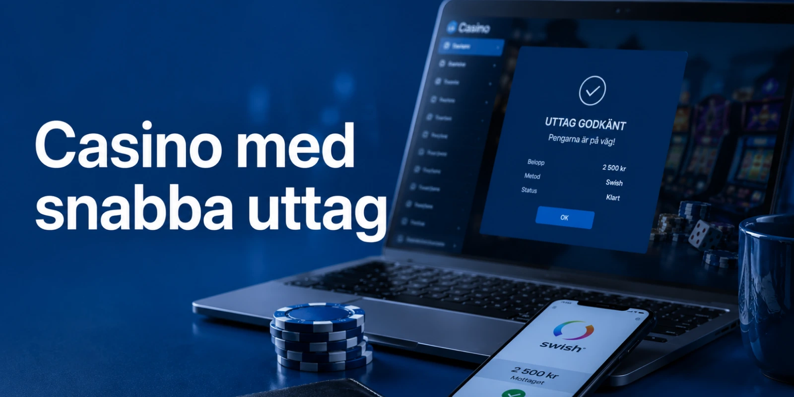 Casino med snabba uttag