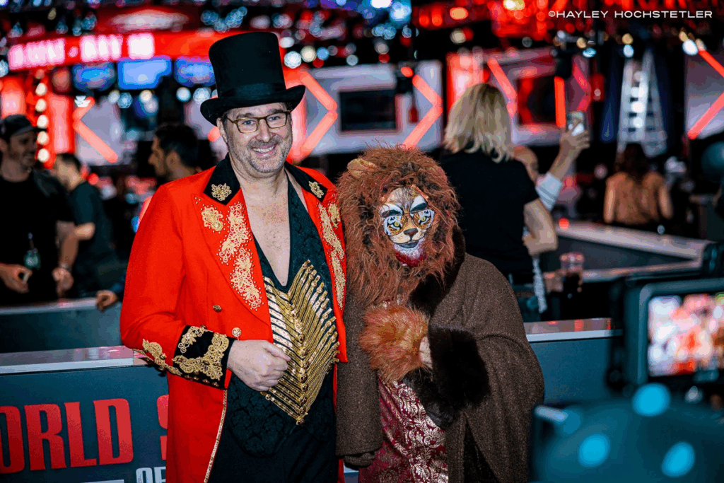 Phil Hellmuths entrékostym under WSOP 2024
