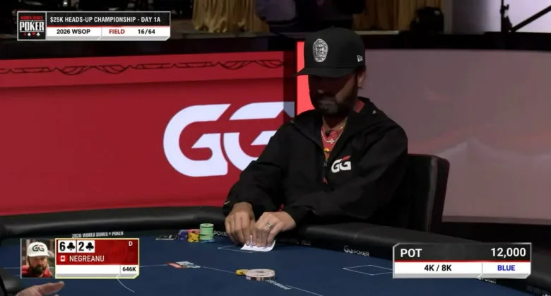Daniel Negreanu i WSOP-streamen
