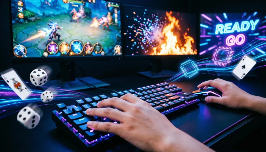 Vändtia är ett lättlärt kortspel som blandar tur med taktik. Målet: bli först med att bli av med alla kort. Varje spelare får tre handkort, tre öppna samt tre gömda.