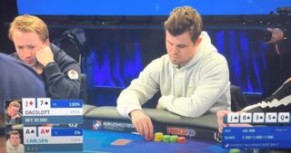 Magnus Carlsen bluffar med AA