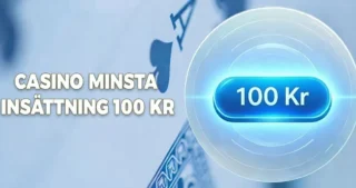 På svenska casinon är 100 kr den vanligaste lägsta insättningen, även hos olicensierade aktörer. Den nivån uppskattas för sin balans mellan risk och spelvärde. Försiktiga spelare kan hitta insättningar på 20 kr, men 100 kr är mest populärt.