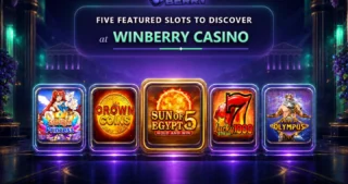 Fem utvalda slots att upptäcka på Winberry Casino